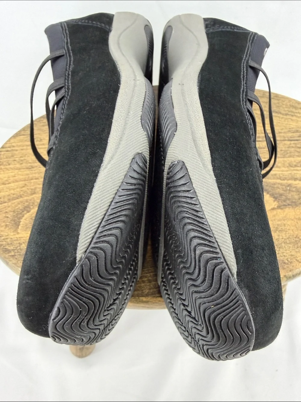 Dansko Womens Harper Slip-on Black Suede Strappy Mary Jane Sneakers, sz 39
